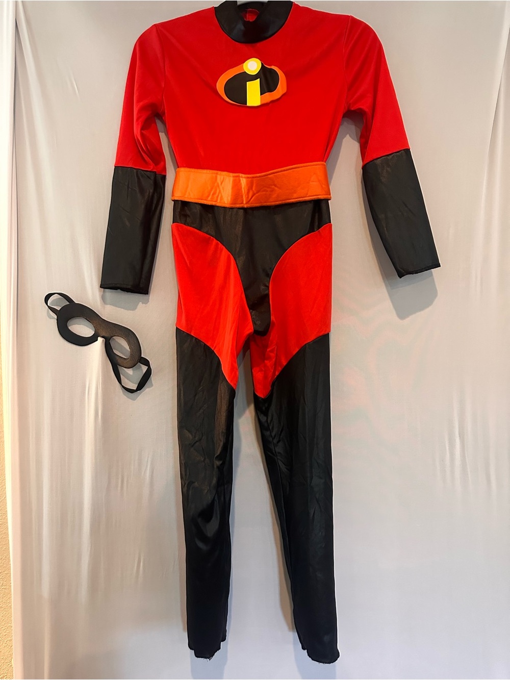 Disney Incredibles Violet Girls Costume Medium 7-8 Jumpsuit Mask